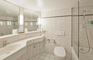 A bathroom at Aarauerhof - Self Check-in