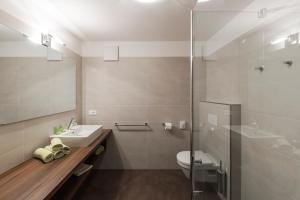 Koupelna v ubytování Apparthotel Zunneler