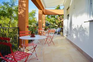 Patio nebo venkovní prostory v ubytování Casa Lighea Mondello - 200 mt dalla spiaggia