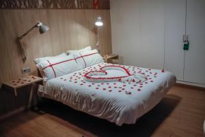 Katil atau katil-katil dalam bilik di Hotel Nomada
