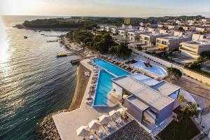 Ett flygfoto av Apartment Punta skala Villa Valentina