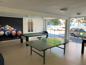 Taula de ping-pong a Hotel Balneário o a prop