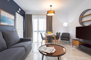 Гостиная зона в Málaga Rivas 34 Suites Homes