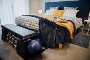 Postel nebo postele na pokoji v ubytování B&B SMARTFIT HOUSE - Room & Relax in Pescara