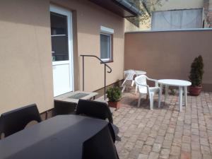 Balkón alebo terasa v ubytovaní START Apartmanok
