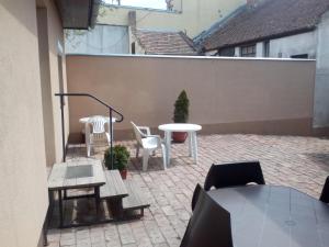 Balkón alebo terasa v ubytovaní START Apartmanok
