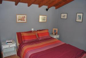 Tempat tidur dalam kamar di Spiti Anatoli