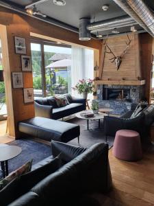 A seating area at Boutique-Hôtel Chez Jan