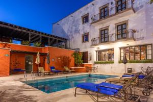 Bazén v ubytování Hotel Casa Primavera Boutique & Spa nebo v jeho okolí