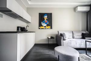 Posedenie v ubytovaní Grey House Warsaw