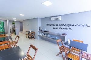 Posezení v ubytování USEHOTEL - A uma quadra do complexo hospitalar Santa Casa