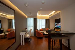Televisyen dan/atau pusat hiburan di Number One Tower Suites