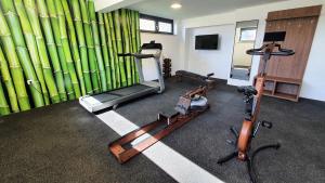 Fitness centrum a/nebo fitness zařízení v ubytování Villa Ivan