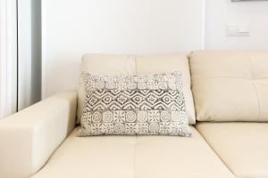 A seating area at Urbe10 Plaza de la Constitucion 1 Bedroom Apartment