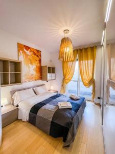 Katil atau katil-katil dalam bilik di MYHOUSE INN Politecnico - Affitti Brevi Italia