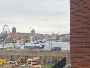 Výhľad na mesto Gdansk alebo výhľad na mesto priamo z apartmánu