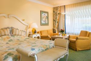 Istumisnurk majutusasutuses Relais & Châteaux Hotel Schwarzmatt