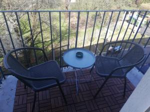 Balkón nebo terasa v ubytování Apartment Graz Lustbuhel