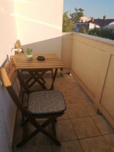 Balkón nebo terasa v ubytování Apartment and room Gušćić