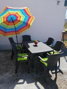 Patio nebo venkovní prostory v ubytování Apartman Luis Silence