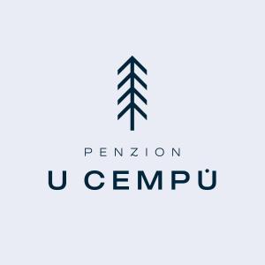 a logo for a company in the form of a tree at Penzion U Cempu in Kunratice