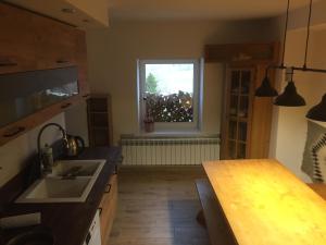 Kuchyňa alebo kuchynka v ubytovaní EkoApartmentSzklarska