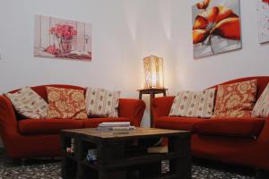 Posezení v ubytování Casa Meluccia