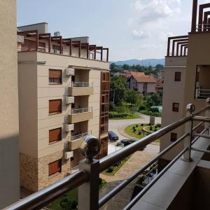 Balkón nebo terasa v ubytování Apartman Ibarstar