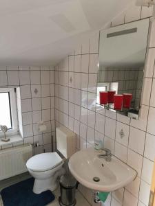 Ein Badezimmer in der Unterkunft Apartment Lietzow/Rügen/Insel Rügen 2913