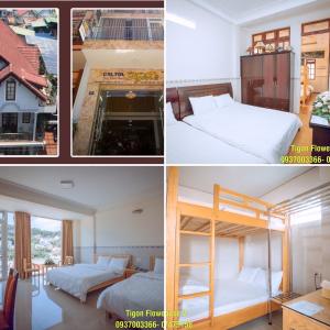 Postel nebo postele na pokoji v ubytování Tigon Flower House + 8 fotografií