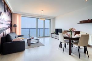 Część wypoczynkowa w obiekcie Apartamenty Na Klifie
