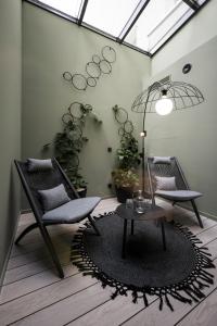 A seating area at Altstadthotel Weisses Kreuz