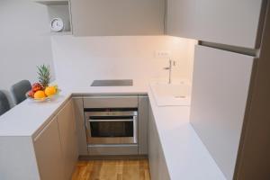 Eldhús eða eldhúskrókur á Apartmani Biser