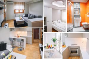 Eldhús eða eldhúskrókur á Apartmani Biser