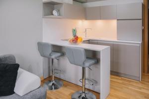 Eldhús eða eldhúskrókur á Apartmani Biser