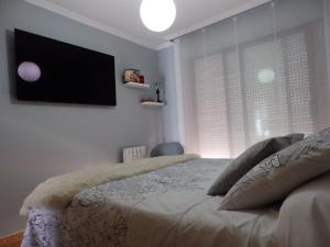 TV a/nebo společenská místnost v ubytování La Perla Playa