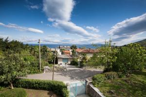 a view from the roof of a house at Apartment Pepi in Lovran