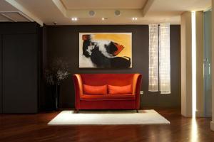 Hotel Moderno Puerta del Sol的休息区
