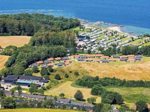 an aerial view of a resort near the water at 5 person holiday home on a holiday park in Aabenraa in Aabenraa