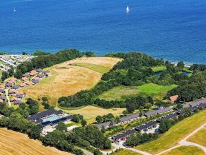 an aerial view of a park next to the ocean at 5 person holiday home on a holiday park in Aabenraa in Aabenraa