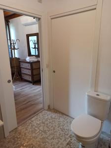 Kúpeľňa v ubytovaní Albergue Bergando