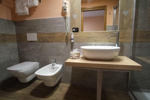 Koupelna v ubytování Hotel Granta Parey