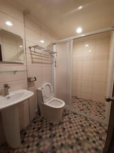 Koupelna v ubytování Yueli Homestay