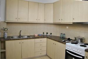 A kitchen or kitchenette at Houseloft Volos Vista
