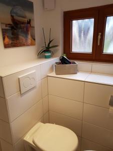 Koupelna v ubytování Ferienwohnung Jansen "Eins"