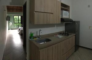 Cucina o angolo cottura di Apartahotel Avanti