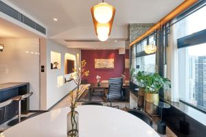 A kitchen or kitchenette at the Arca
