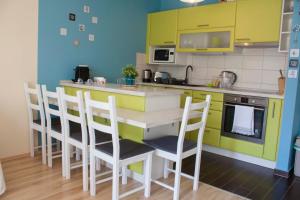 Kuchyňa alebo kuchynka v ubytovaní Azúr Apartman Keszthely