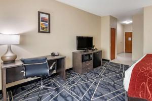 TV a/nebo společenská místnost v ubytování Comfort Inn & Suites