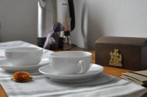 Coffee and tea making facilities at La Colombera in Toscana
